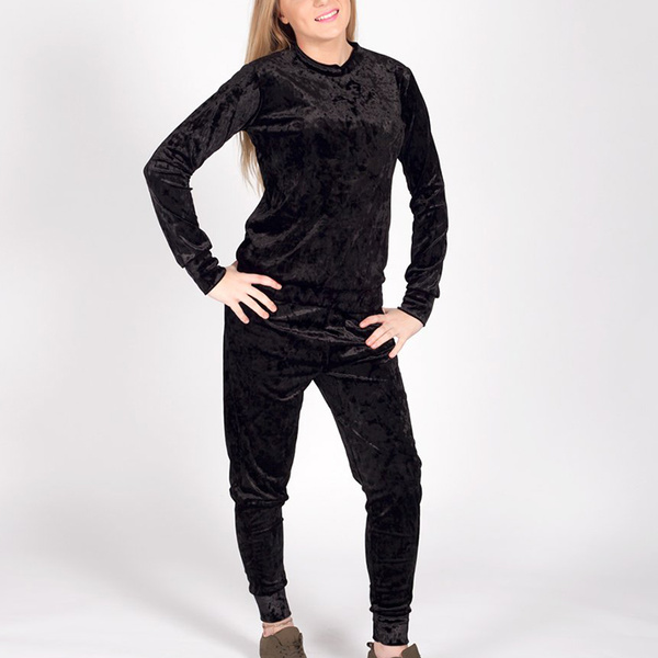 womens velour tracksuit no hood